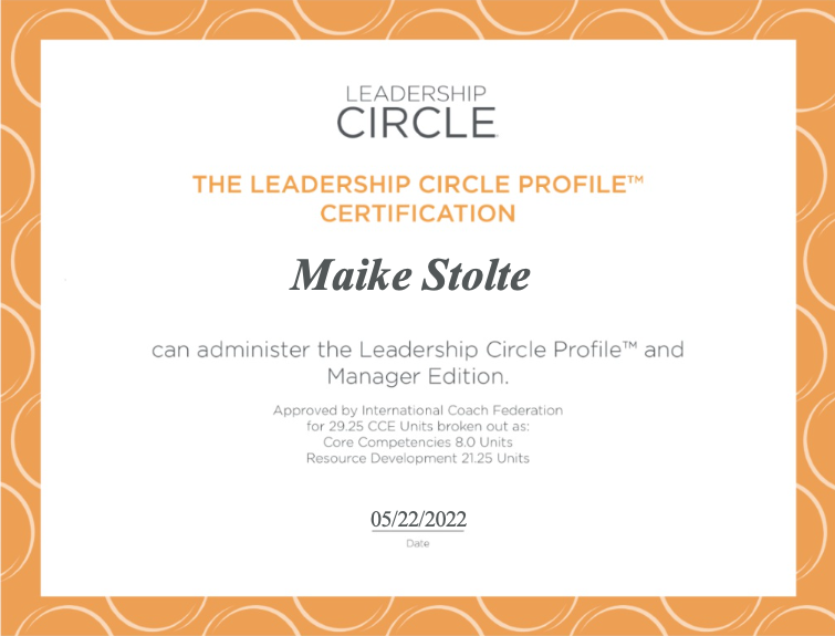 leadership circle profile certificate