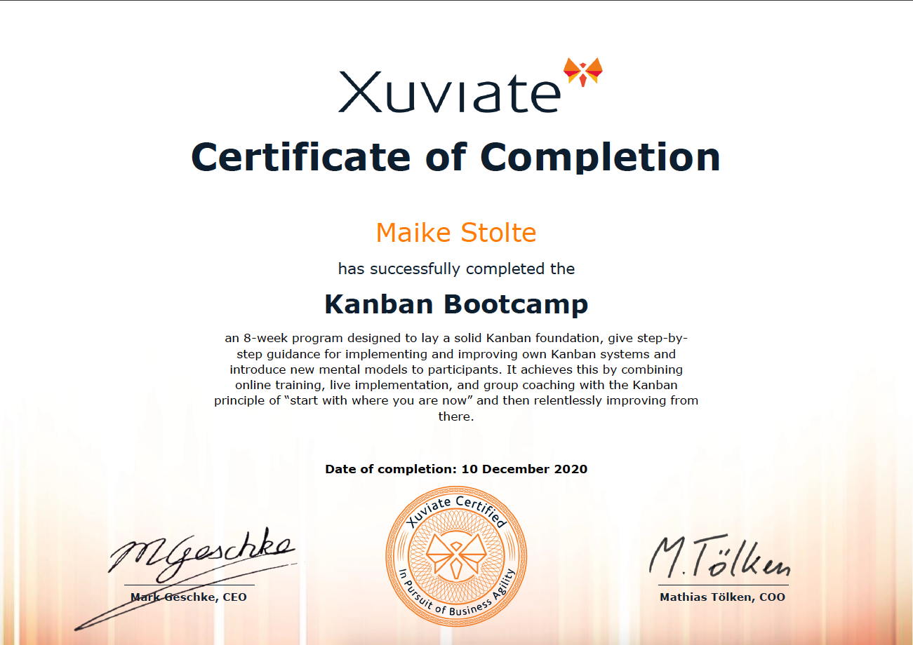Kanban Bootcamp Xuviate